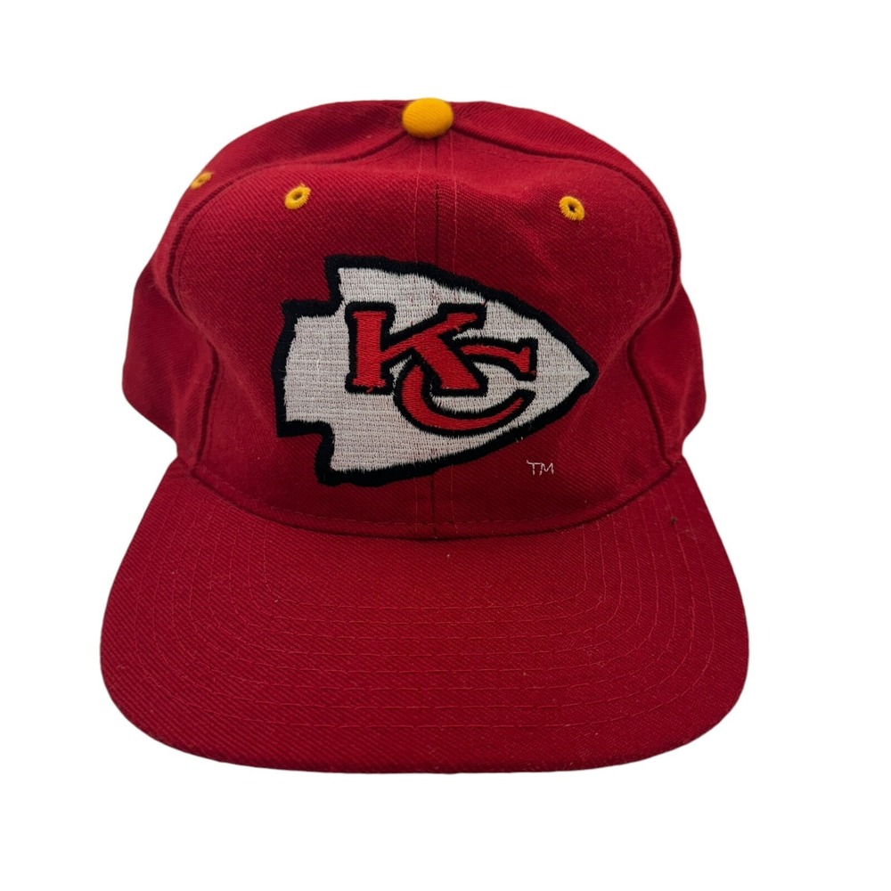 Kansas City Chiefs Football Cap Hat Mens Size 7 1/4 Red New Era Pro Model NFL